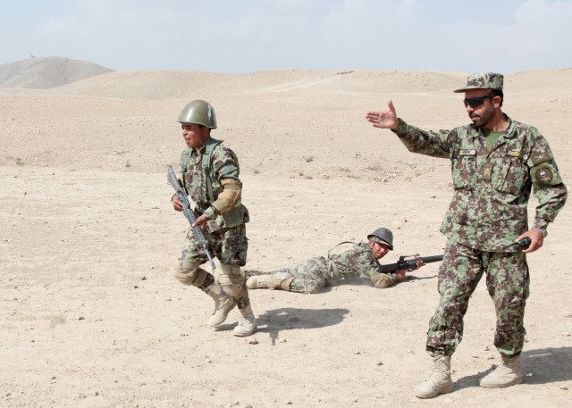 Afghan recruits train to fight for peace at KMTC