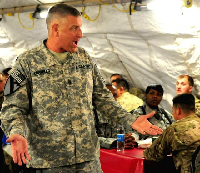 SMA visits Camp Stone in western Afghanistan