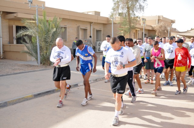American service members go the distance with Iraqi Olympians