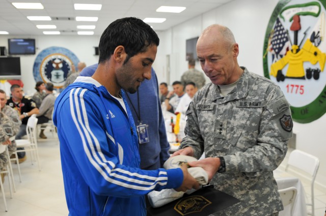 American service members go the distance with Iraqi Olympians