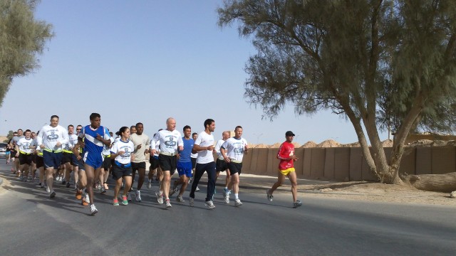 American service members go the distance with Iraqi Olympians