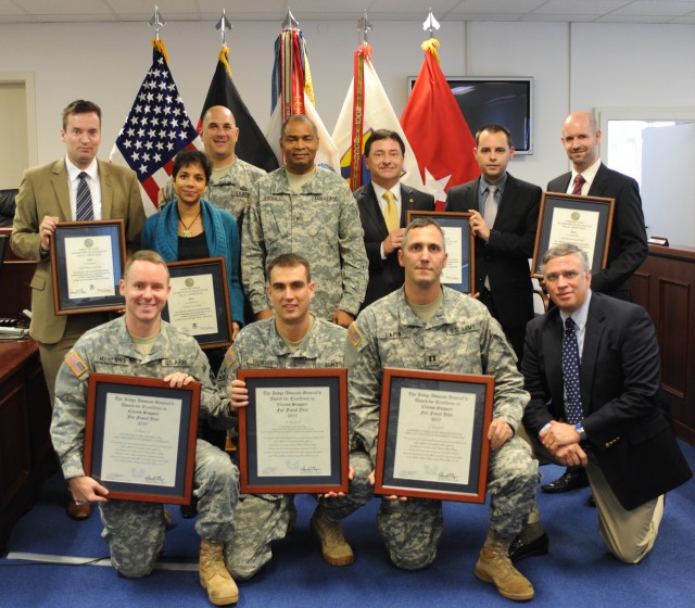 21st TSC legal service team wins DA level awards