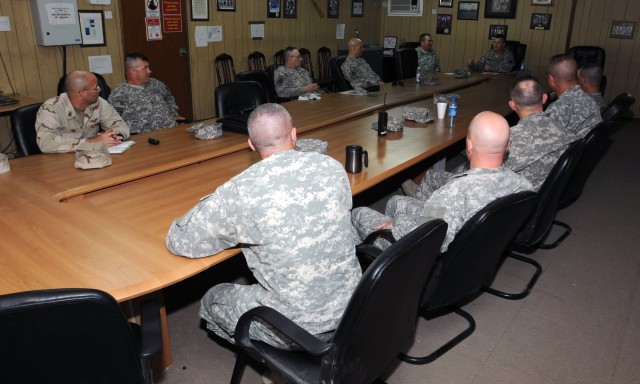Third Army CSM visits troops at KNB