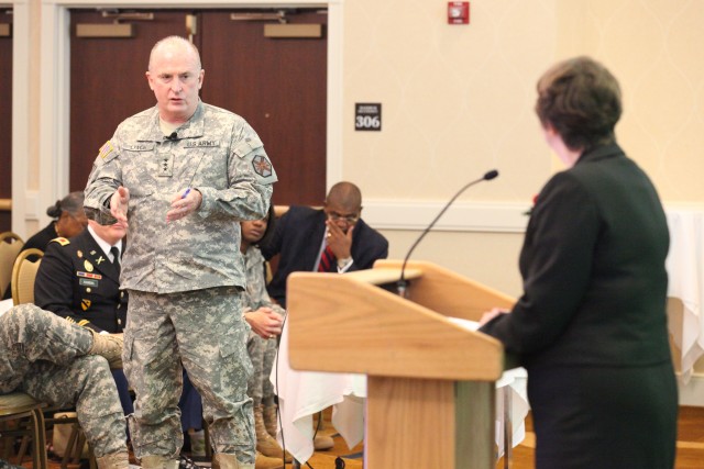 Survivors present issues to leadership at Army Family Action Plan Summit