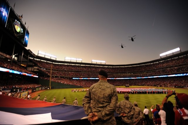 World Series flyover