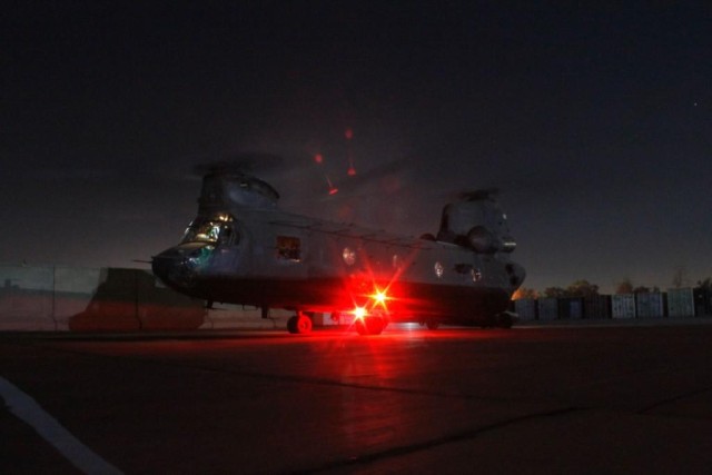 Chinook crews fly 'All Night Long'