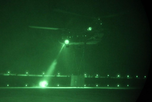 Chinook crews fly 'All Night Long'