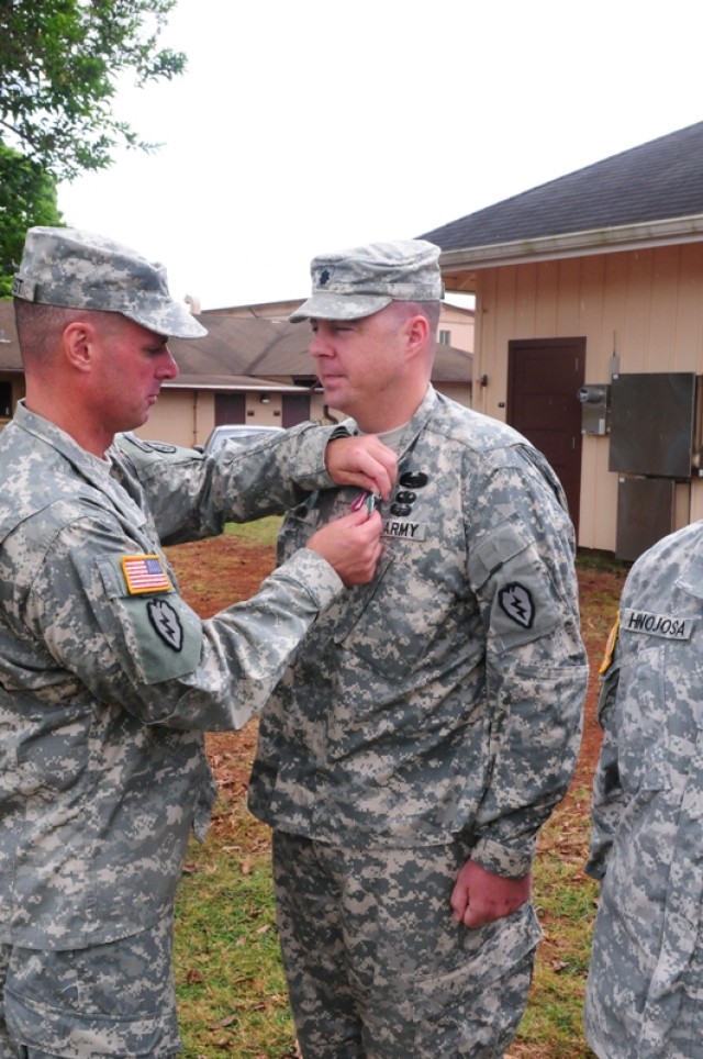 Pinning the Award