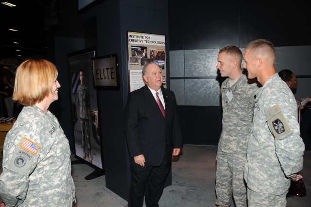 HON Dr. Westphal visits the U.S. Army Exhibit at the 2011 AUSA Annual Meeting and Exposition
