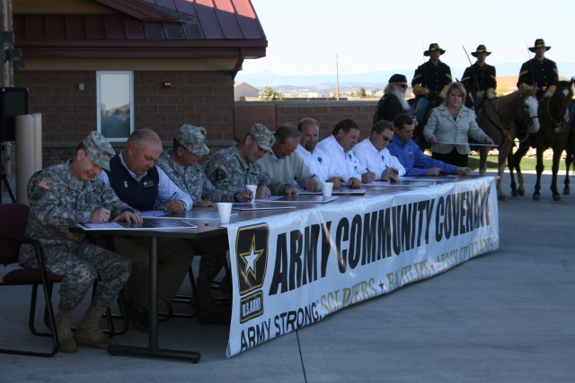 Pueblo West, military leaders unite