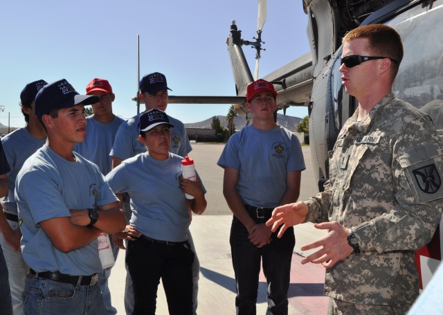 Inland Empire youth learn about firefighting at Fort Irwin