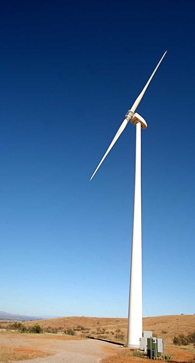 Wind turbine at Fort Huachuca