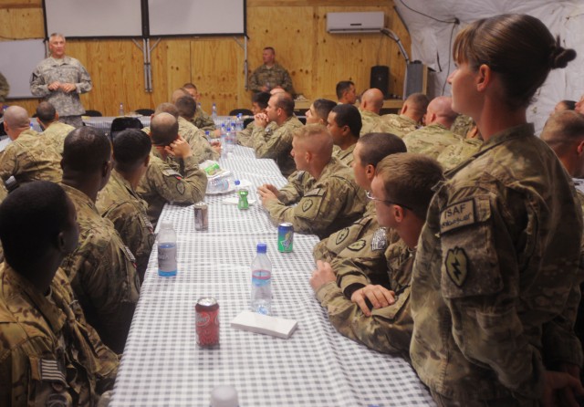 SMA visits Alaska Soldiers in Afghanistan