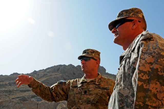 Sgt. Maj. of the Army visits Task Force Arctic Wolves