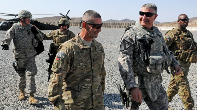 Sgt. Maj. of the Army visits Task Force Warhorse