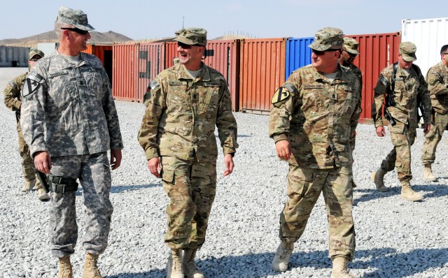 Sgt. Maj. of the Army meets with Task Force Warhorse leadership