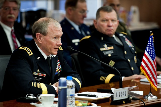Dempsey speaks with South Korean Joint Chiefs