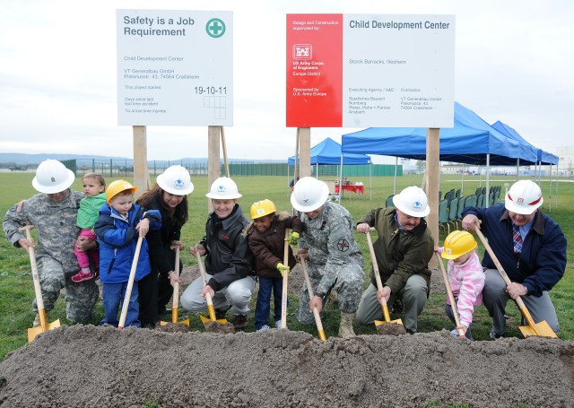 USAG Ansbach breaks ground on new Storck Barracks Child Development Center