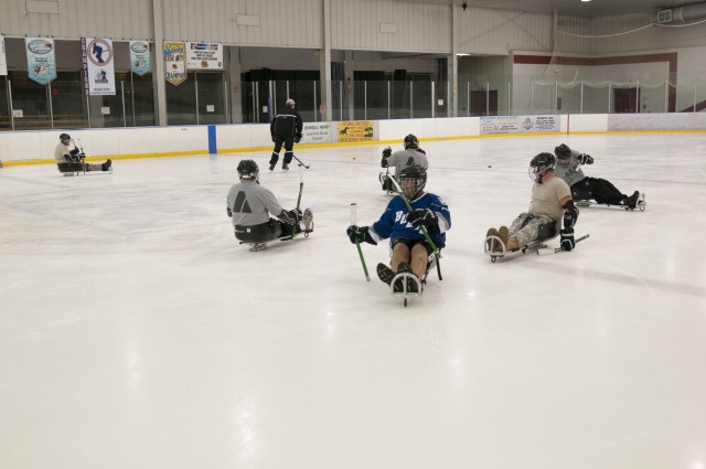 Fort Bragg sled hockey program promotes fitness, recreation