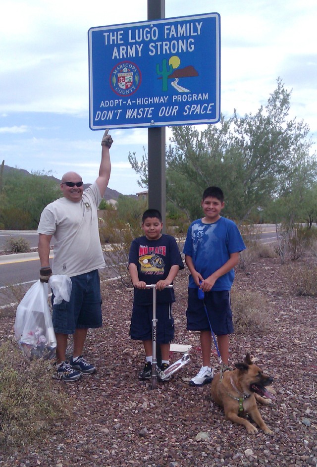 Recruiting Family adopts highway