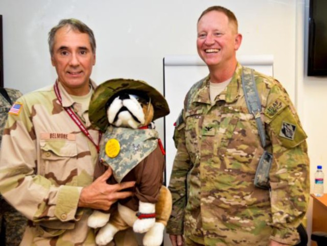Belmore receives award in Afghanistan