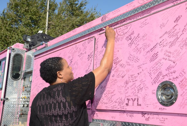 Pink Heals visits Carl R. Darnall Army Medical Center