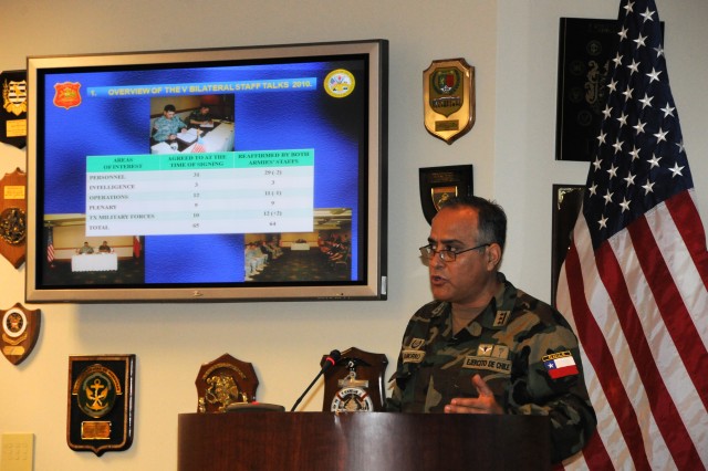 U.S. Army South conducts army-to-army staff talks with Chile