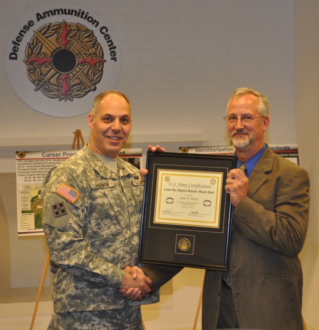AMC Employee Receives Master Black Belt Certification