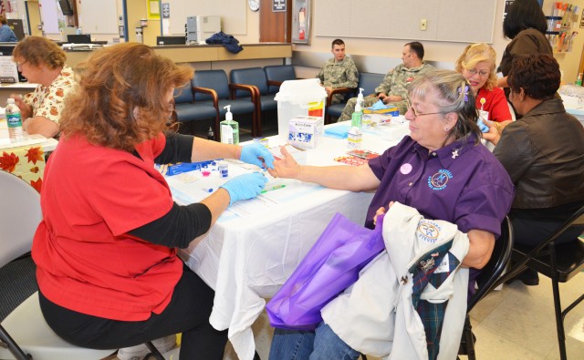 2011 Retiree Health Fair blood sugar test
