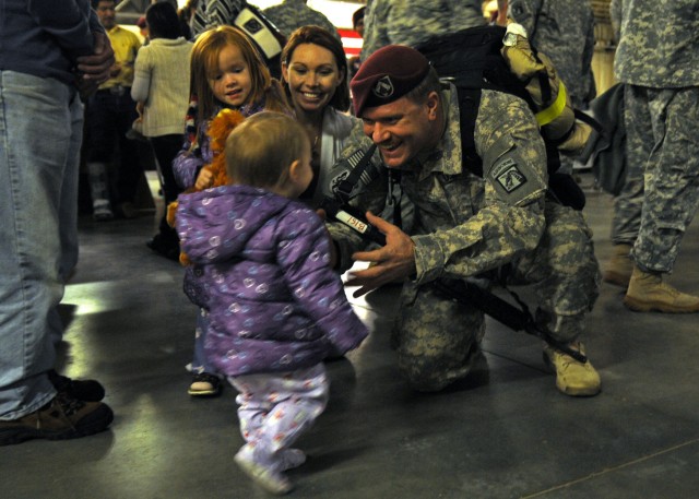 Families reunite as XVIII Airborne Corps redeploys from Iraq