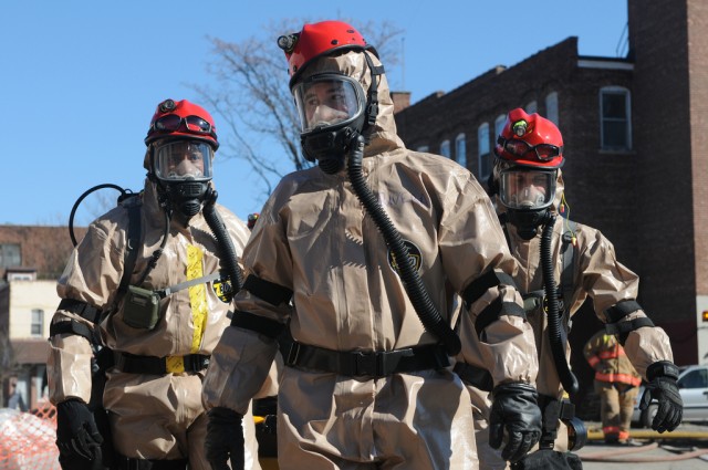 New York National Guard Conducts Dirty Bomb Drill in Kingston New York