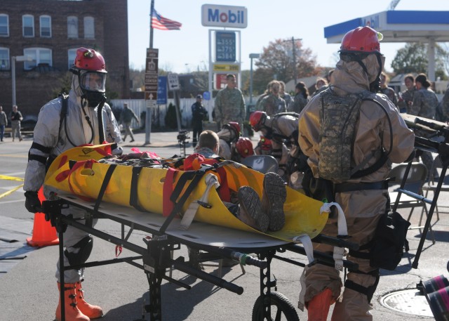New York National Guard Conducts Dirty Bomb Drill in Kingston New York 