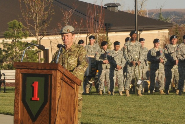 1st Infantry Division welcomes two to command team