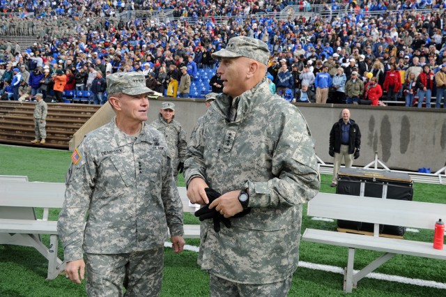 CSA Odierno attends Army vs. Air Force game
