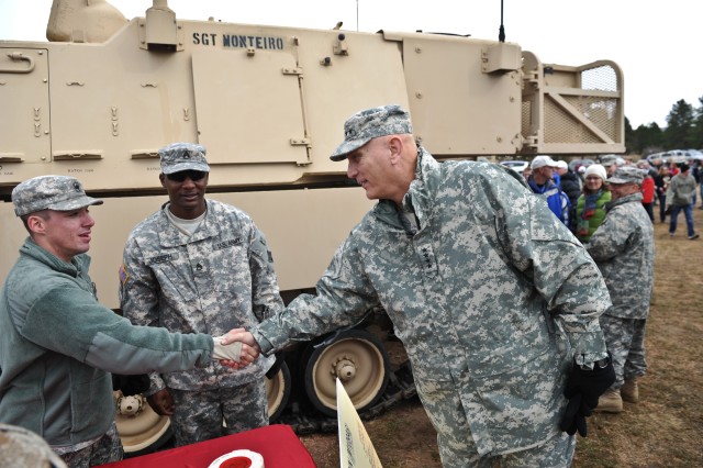 CSA Odierno attends Army vs. Air Force game