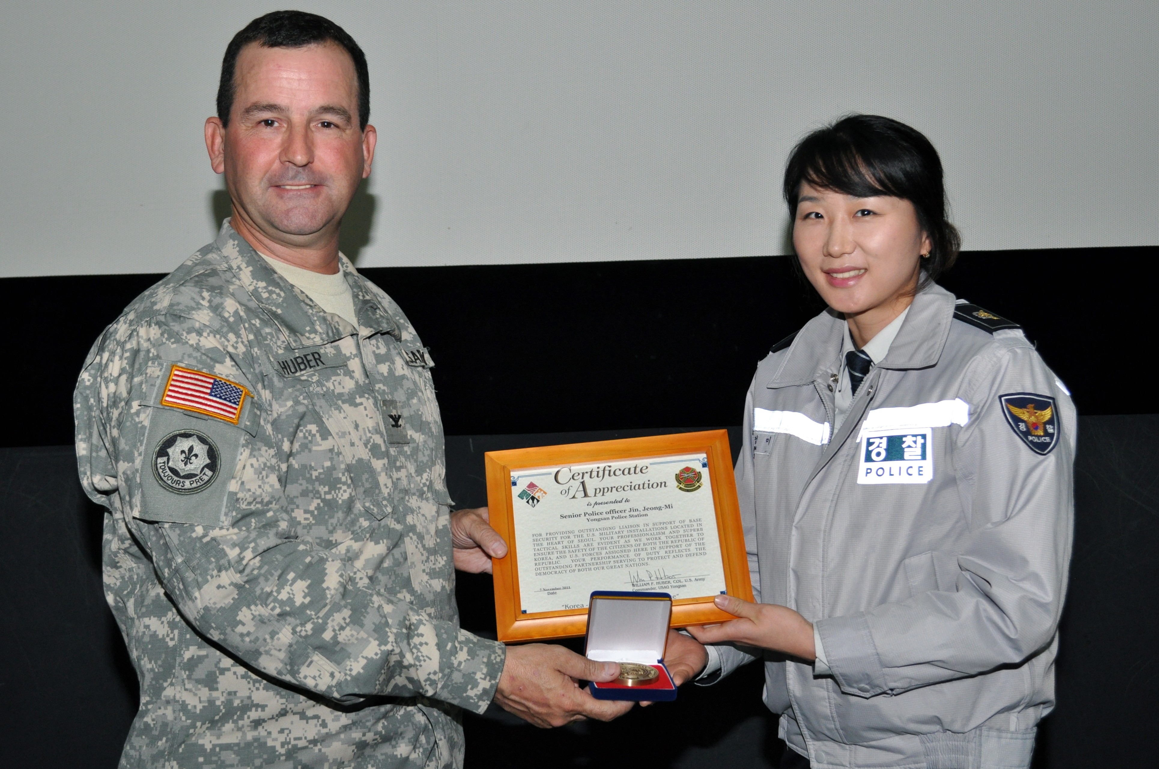 Korean National Police Recognized For Protecting Our Community 