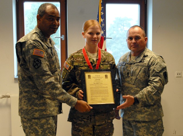 515th Trans. Co. NCO receives special induction into Sergeant Morales Club