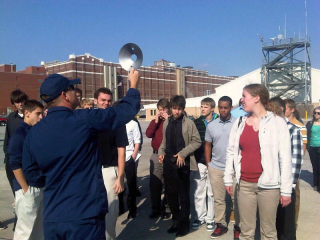 Local students shadow USACE and USCG