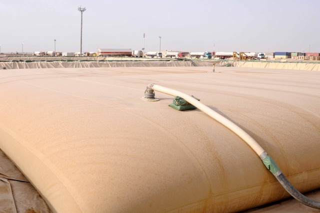 Last stop for fuel in Iraq: Bulk fuel farm consolidates fuel as drawdown continues