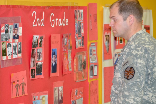 Vogelweh Elementary opens up "Wall of Honor"