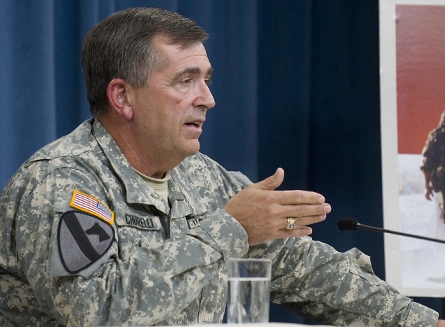 Chiarelli discusses Army's suicide prevention report