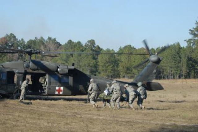 Sledgehammer brigade conduct mass casualty training