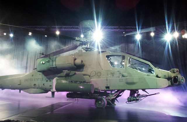 Army rolls out new Apache Block III aircraft