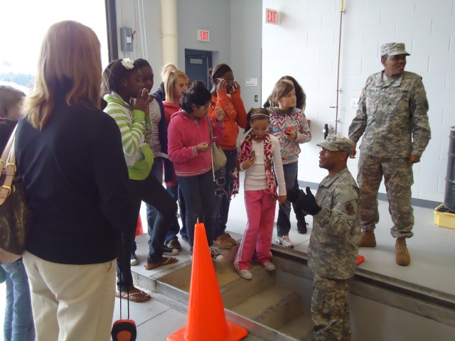 Martha Puckett Middle pays visit to Stewart