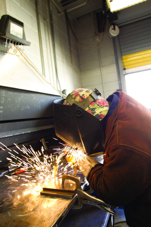 Depot's weld lab ensures proper environment for tests