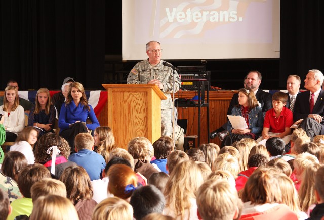 School shows its support for Veterans