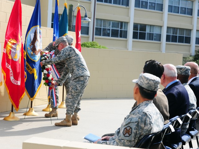 Veterans, old and young, recognized during ceremony