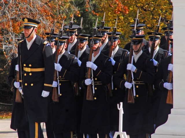Veterans Day 2011 at Tomb of the Unknowns