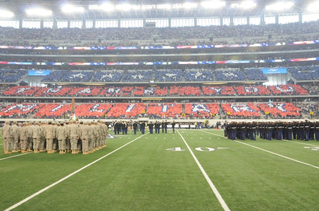 Cowboys honor military service members