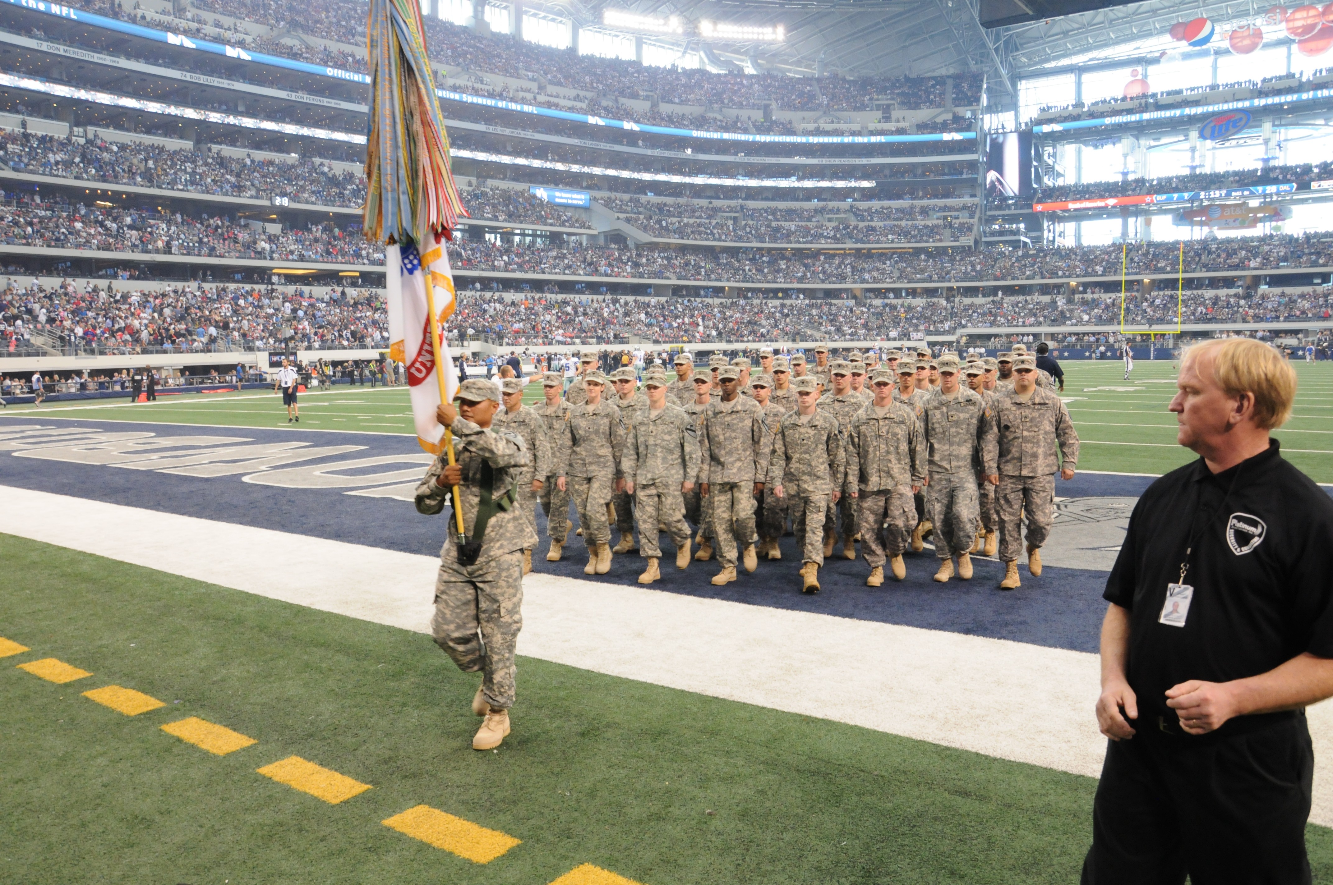 NFL members in the military